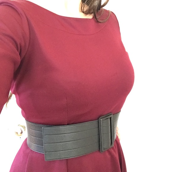 THEORY black leather belt - size L - Picture 5 of 6